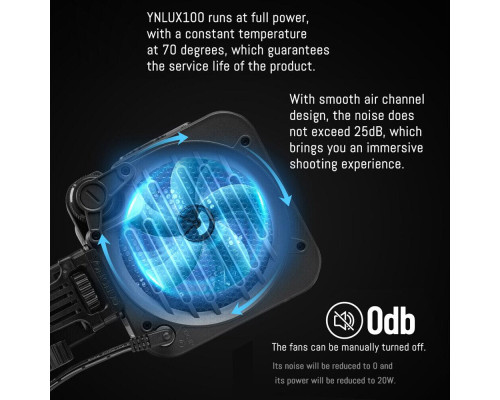 Комплект S: LED свет, осветитель, студийный свет Yongnuo YNLUX100 (3200-5600K) + сетевой адаптер