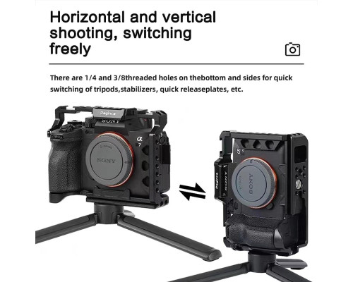 Клітка Poyinco JN-035 для фотоапаратів Sony A7 III, A7 R3 (A7R III), A7 IV — обвіс для фотоапарата