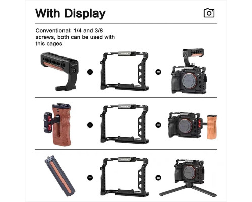 Клітка Poyinco JN-035 для фотоапаратів Sony A7 III, A7 R3 (A7R III), A7 IV — обвіс для фотоапарата