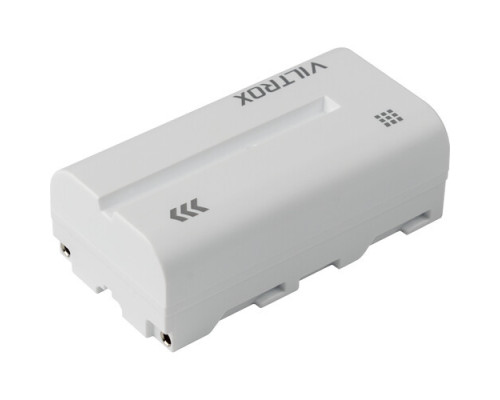 Акумулятор Viltrox L-Series NP-F550 з USB-роз'ємом LED світла та іншого (2200 ma) + кабель TYPE-C у комплекті