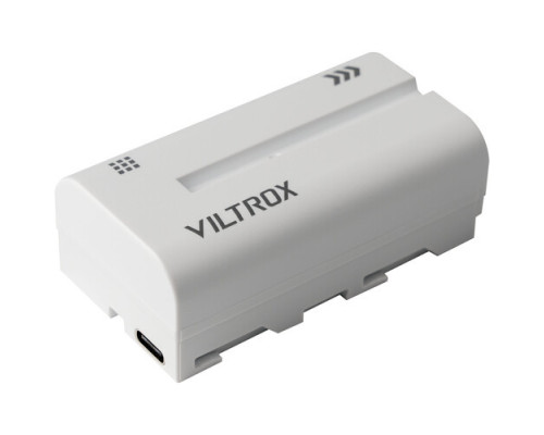Акумулятор Viltrox L-Series NP-F550 з USB-роз'ємом LED світла та іншого (2200 ma) + кабель TYPE-C у комплекті