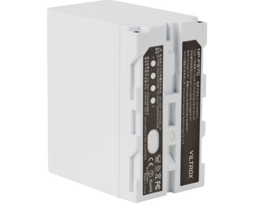 Акумулятор Viltrox L-Series NP-F970 з USB роз'ємом LED-світла та іншого (6600 ma) + кабель TYPE-C у комплекті