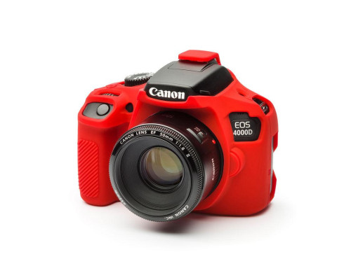 Захисний силіконовий чохол для фотоапаратів Canon EOS 4000D, 3000D — червоний