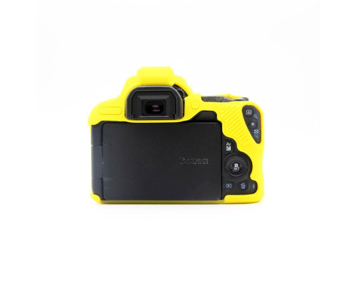 Захисний силіконовий чохол для фотоапаратів Canon EOS 200D, 250D, 200D II — жовтий