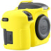 Захисний силіконовий чохол для фотоапаратів Nikon D7500 — жовтий