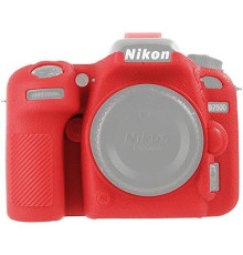 Захисний силіконовий чохол для фотоапаратів Nikon D7500 — червоний
