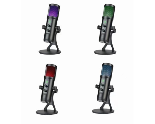 Студійний мікрофон — для стримінгу USB CensReal CR-U850 (BM-U850RGB) з RGB