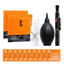 Універсальний очисний набір 15 в 1 для відео та фототехніки K&F Concept Optical Cleaning Kit SKU.1918