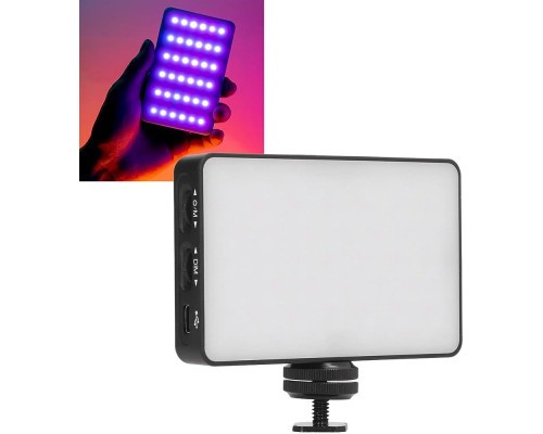 Ультратонкий, портативний RGB LED — освітлювач, відеосвітло Yelangu LW140-RGB з вбудованим акумулятором