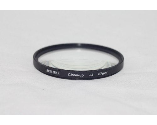 Світлофільтр - макрооб'єктив CLOSE UP +4 67mm RISE (UK)