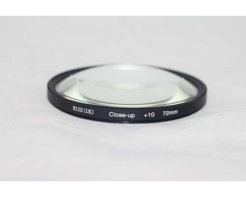 Світлофільтр - макрооб'єктив CLOSE UP +10 72mm RISE (UK)
