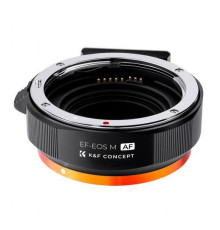 Адаптер (перехідник) автофокусний K&F Concept EF-EOS M для Canon EF, EF-S на байонет Canon EOS M (EF-EF M)