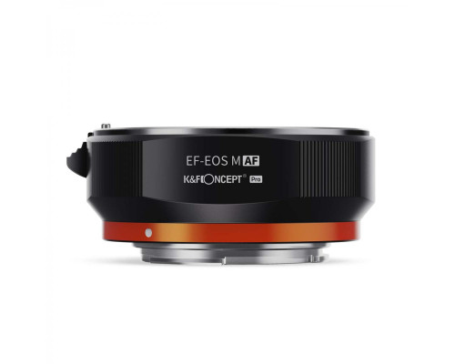 Адаптер (перехідник) автофокусний K&F Concept EF-EOS M для Canon EF, EF-S на байонет Canon EOS M (EF-EF M)