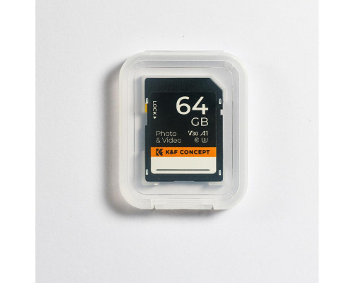 Картка пам'яті K&F Concept SD 64 GB (U3/V30/A1) (KF42.0013)