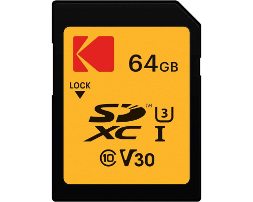 Картка пам'яті Kodak SD 64 GB (U3/V30/A1)
