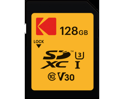 Картка пам'яті Kodak SD 128 GB (U3/V30/A1)