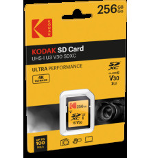 Картка пам'яті Kodak SD 256 GB (U3/V30/A1)