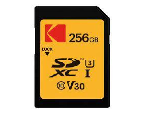 Карта памяти Kodak SD 256 GB (U3/V30/A1)