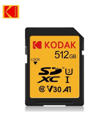 Картка пам'яті Kodak SD 512 GB (U3/V30/A1)
