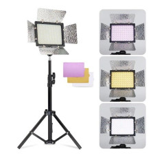 Комплект (набір) "MEDIUM S" — LED-світло Teyeleec WS-300 II (3200-6500 K) + мережевий адаптер + стійка 2 м.