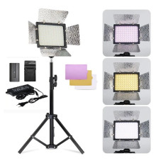 Комплект (набір) "MEDIUM L" — LED-світло Teyeleec WS-300 II + адаптер + стійка + акумулятор + зарядний