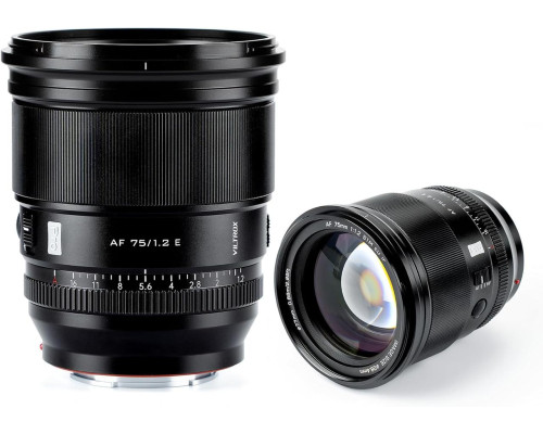 Об'єктив VILTROX AF 75 mm 1.2 Sony E-mount (AF 75/1.2 E) (автофокусний Sony E-mount)