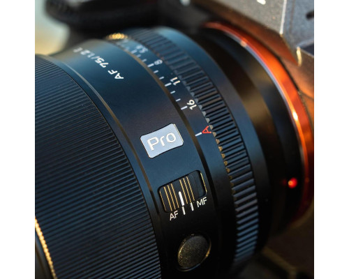 Об'єктив VILTROX AF 75 mm 1.2 Sony E-mount (AF 75/1.2 E) (автофокусний Sony E-mount)