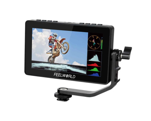 Накамерний монітор, дисплей FeelWorld F5 Pro X 5.5" дюймів, 1600 cd/m2, 4K, 3D LUT, (F5 PROX)