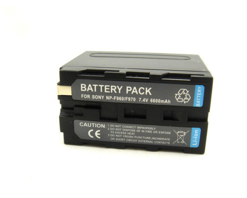 Акумулятор NP-F970 (NP-F960) для LED світла - аналог на 6600 ma