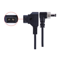 Кабель живлення D-Tap — DC 5,5х2.5 mm (D-Tap — DC5525) прямий із замком (код CC03)
