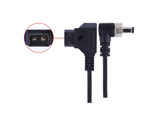 Кабель живлення D-Tap — DC 5,5х2.5 mm (D-Tap — DC5525) прямий із замком (код CC03)