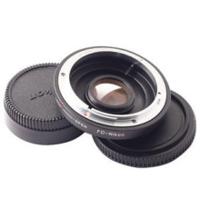 Адаптер (перехідник) Canon FD - Nikon (FD-AI) з коригувальною лінзою