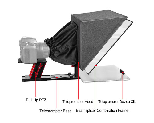 Телесуфлер-телевізор Desview (Bestview) TP150 telepromter (15") — суфлер для планшета