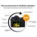 Захисний силіконовий чохол Pixel для фотоапаратів Nikon D500 — чорний (код TBD0603887501A)