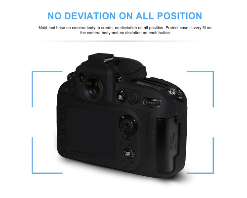 Захисний силіконовий чохол Pixel для фотоапаратів Nikon D800 — камуфляж (джунглі) (код TBD0603887301B)