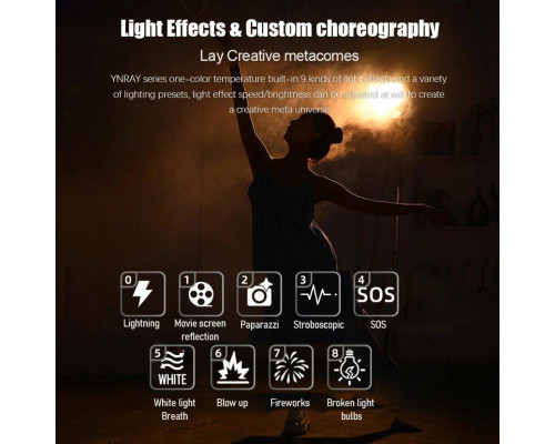 LED-світло, освітлювач, студійне світло Yongnuo YNRAY100 (2700-6500K)