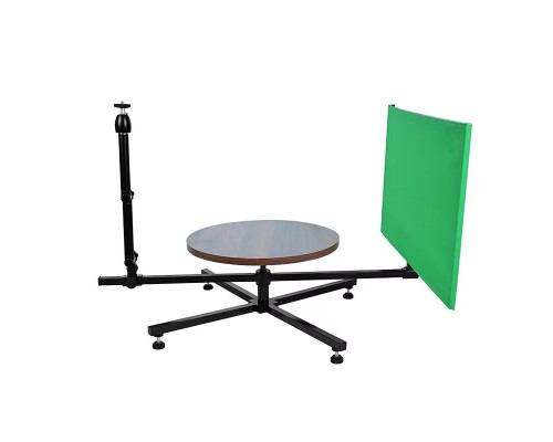 Поворотна платформа стіл, що обертається — Massa з кріпленням і фоном (D=40 cm)