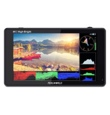 Накамерний монітор, дисплей FeelWorld LUT6E 6" дюймів, 1600 cd/m2, 4K, 3D LUT, (LUT6E)