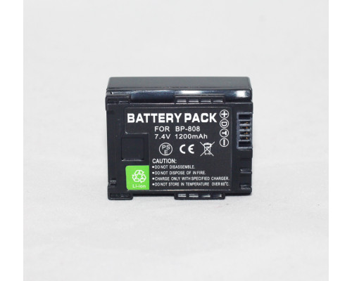 Акумулятор для камер CANON - BP-808 (BP-809) - аналог - 1200 ma