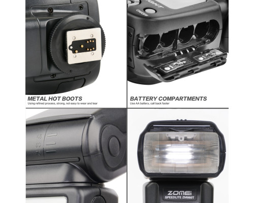 Спалах для фотоапаратів NIKON - ZOMEI Speedlite ZM860T з I-TTL та HSS