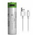 Аккумулятор 14500 (3.7V) с разъемом TYPE-C Smartools 700 mAh (цена за блистер - 2 штуки) + кабель TYPE-C