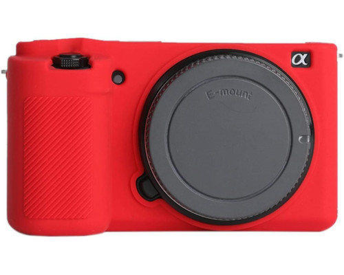 Защитный силиконовый чехол для фотоаппаратов SONY ZV-E10 - красный