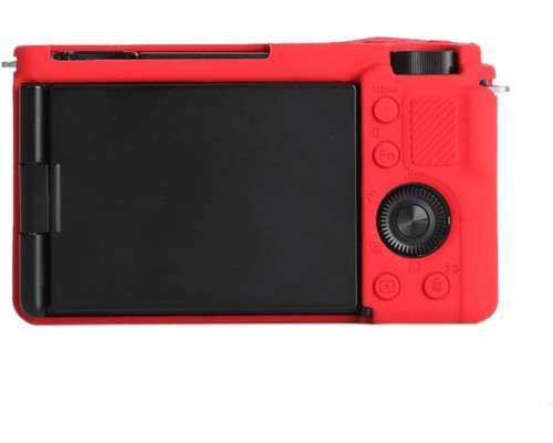 Защитный силиконовый чехол для фотоаппаратов SONY ZV-E10 - красный
