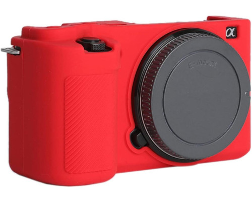 Защитный силиконовый чехол для фотоаппаратов SONY ZV-E10 - красный