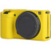 Защитный силиконовый чехол для фотоаппаратов SONY ZV-E10 - желтый