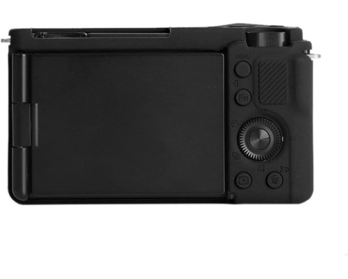 Защитный силиконовый чехол для фотоаппаратов SONY ZV-E10 - черный