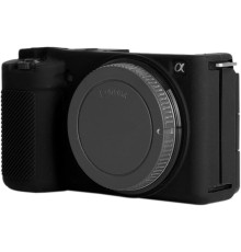 Захисний силіконовий чохол для фотоапаратів SONY ZV-E10 — чорний