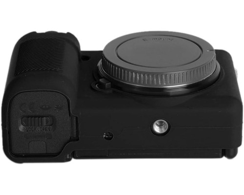 Защитный силиконовый чехол для фотоаппаратов SONY ZV-E10 - черный