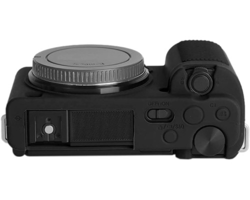 Защитный силиконовый чехол для фотоаппаратов SONY ZV-E10 - черный