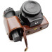 Защитный футляр - чехол для фотоаппарата Nikon Z6, Z7, Z6 II, Z7 II с доступом к батарейному отсеку - кофе